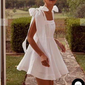 Dissh Linen Bow Dress